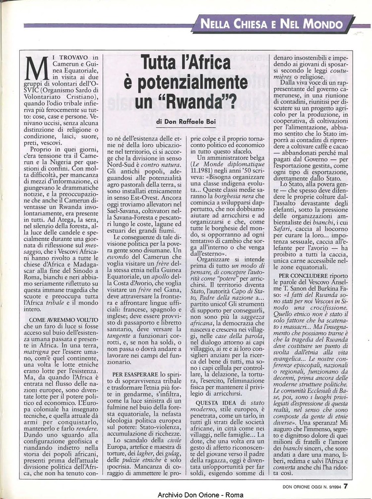 Don Orione oggi, 1994, 09, pagina 7