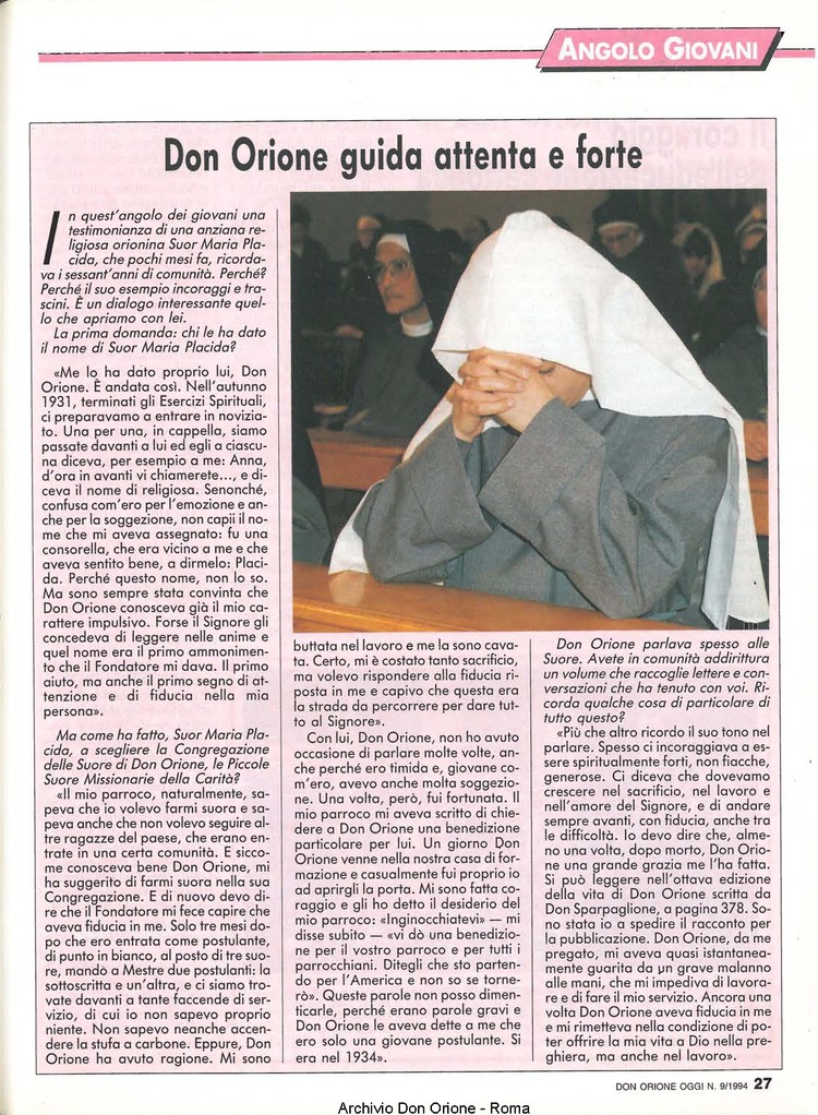 Don Orione oggi, 1994, 09, pagina 27