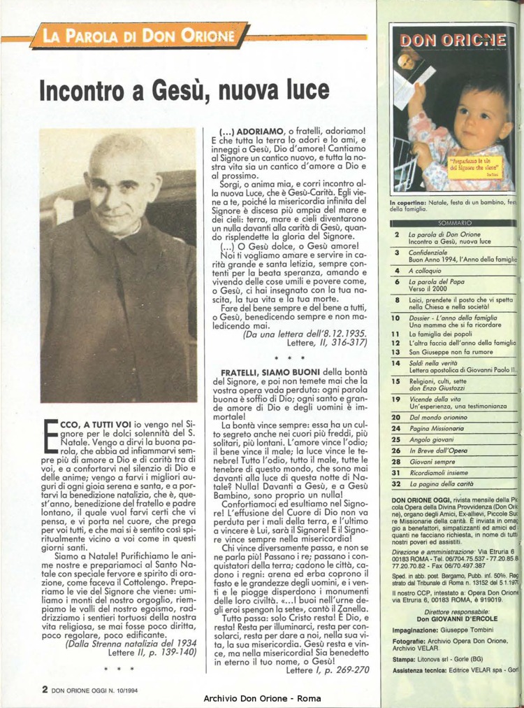 Don Orione oggi, 1994, 10, pagina 2