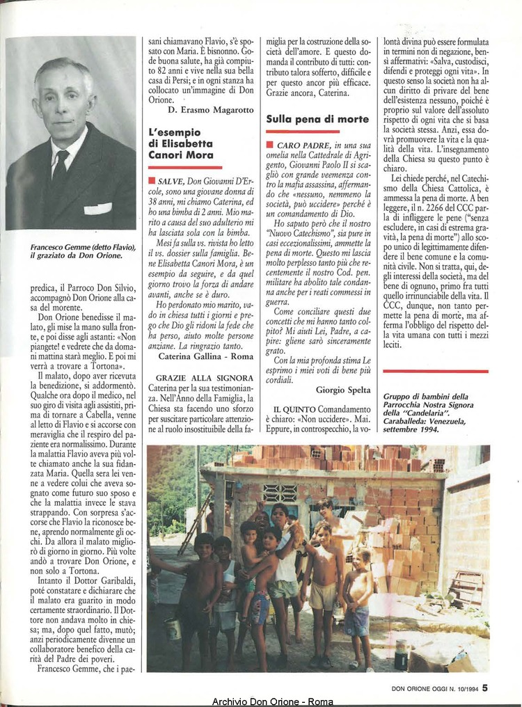 Don Orione oggi, 1994, 10, pagina 5