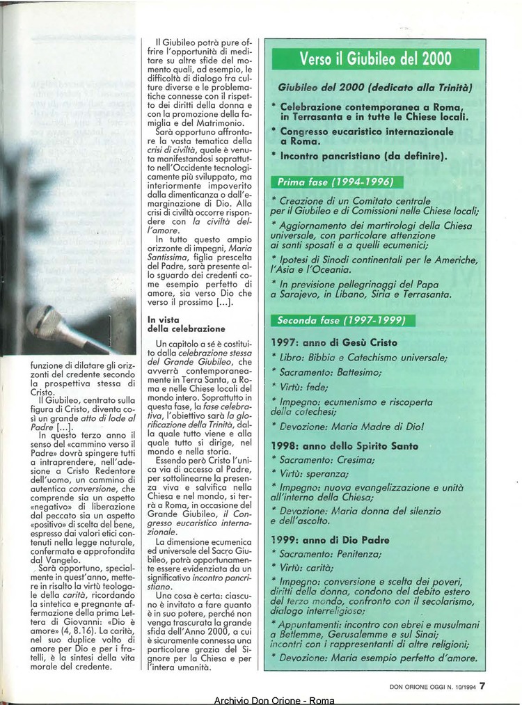 Don Orione oggi, 1994, 10, pagina 7