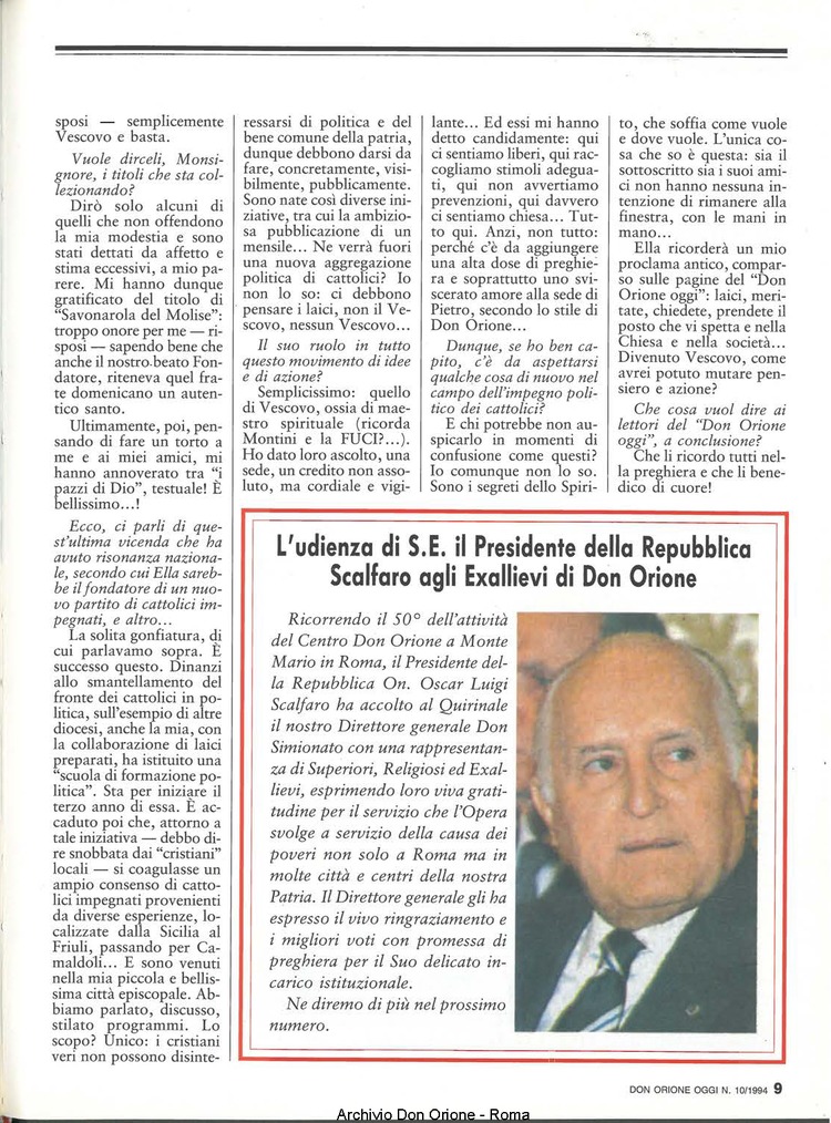 Don Orione oggi, 1994, 10, pagina 9