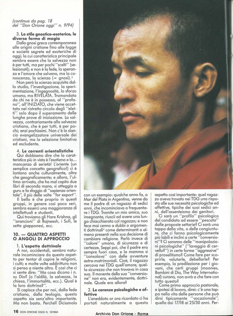 Don Orione oggi, 1994, 10, pagina 16