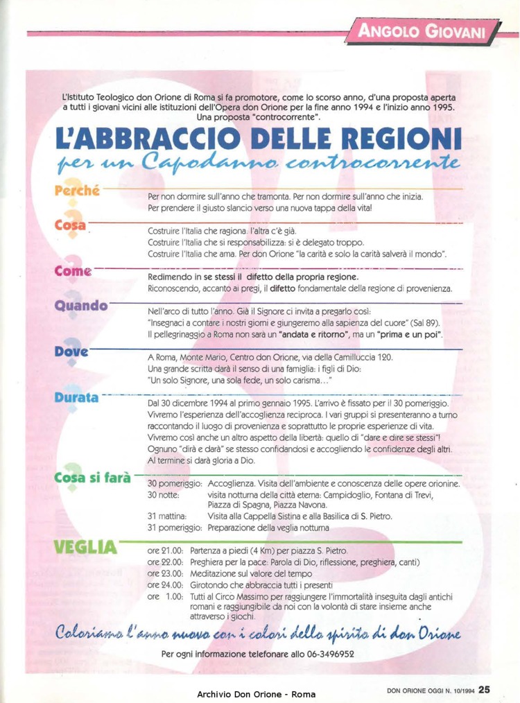 Don Orione oggi, 1994, 10, pagina 25