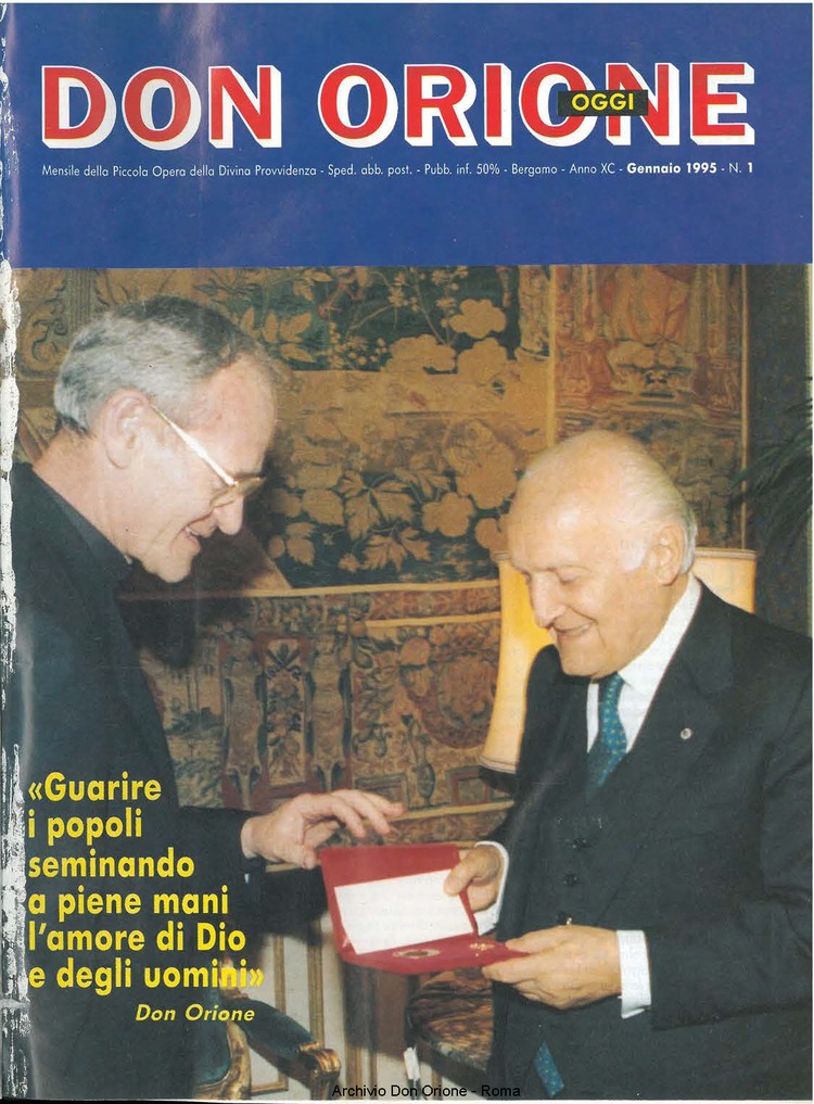 Don Orione oggi, 1995, 01, pagina 1