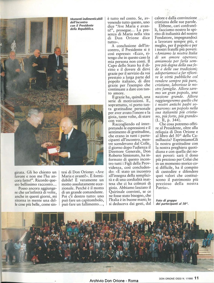 Don Orione oggi, 1995, 01, pagina 11