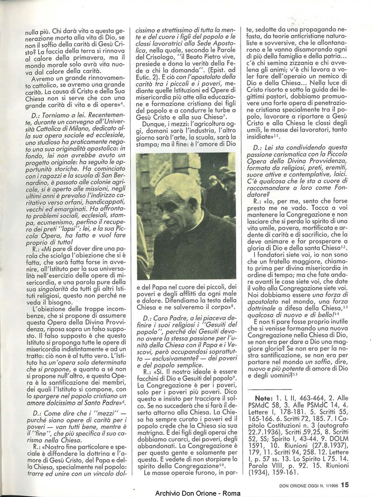 Don Orione oggi, 1995, 01, pagina 15