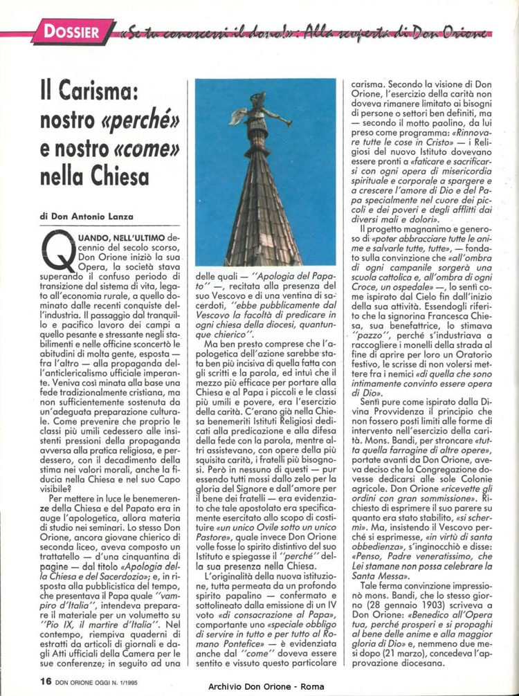 Don Orione oggi, 1995, 01, pagina 16