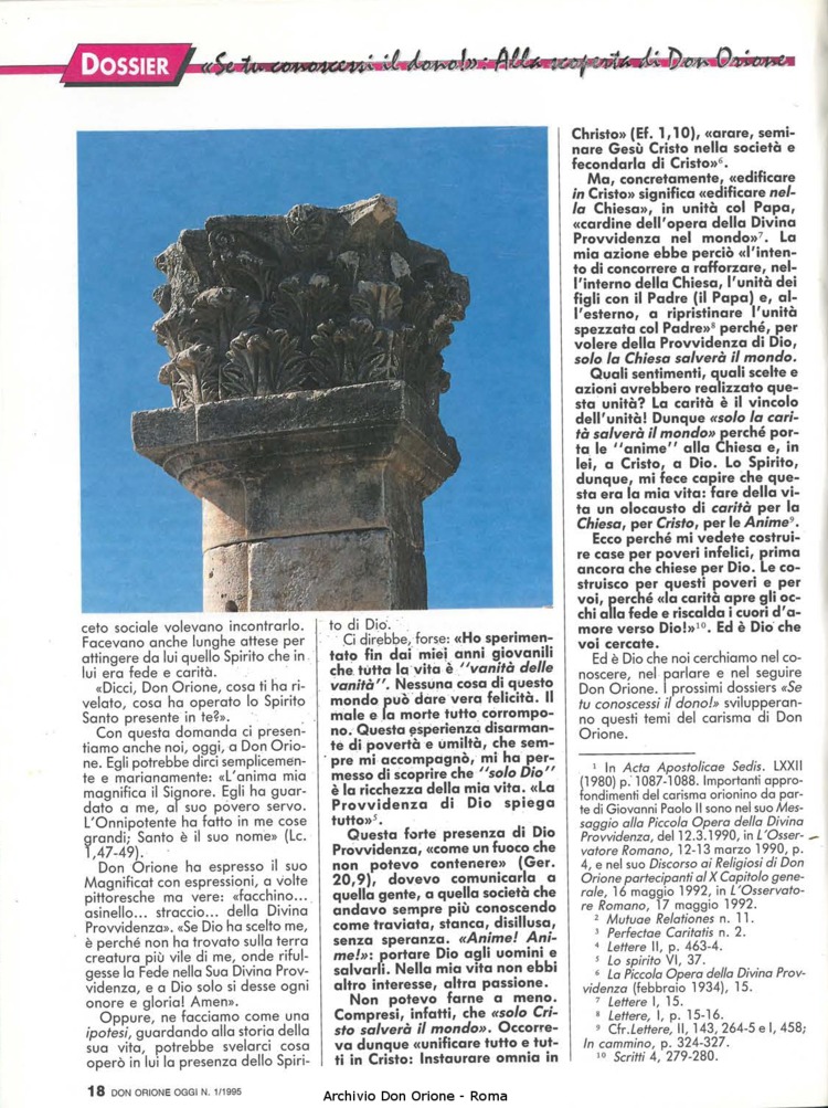 Don Orione oggi, 1995, 01, pagina 18
