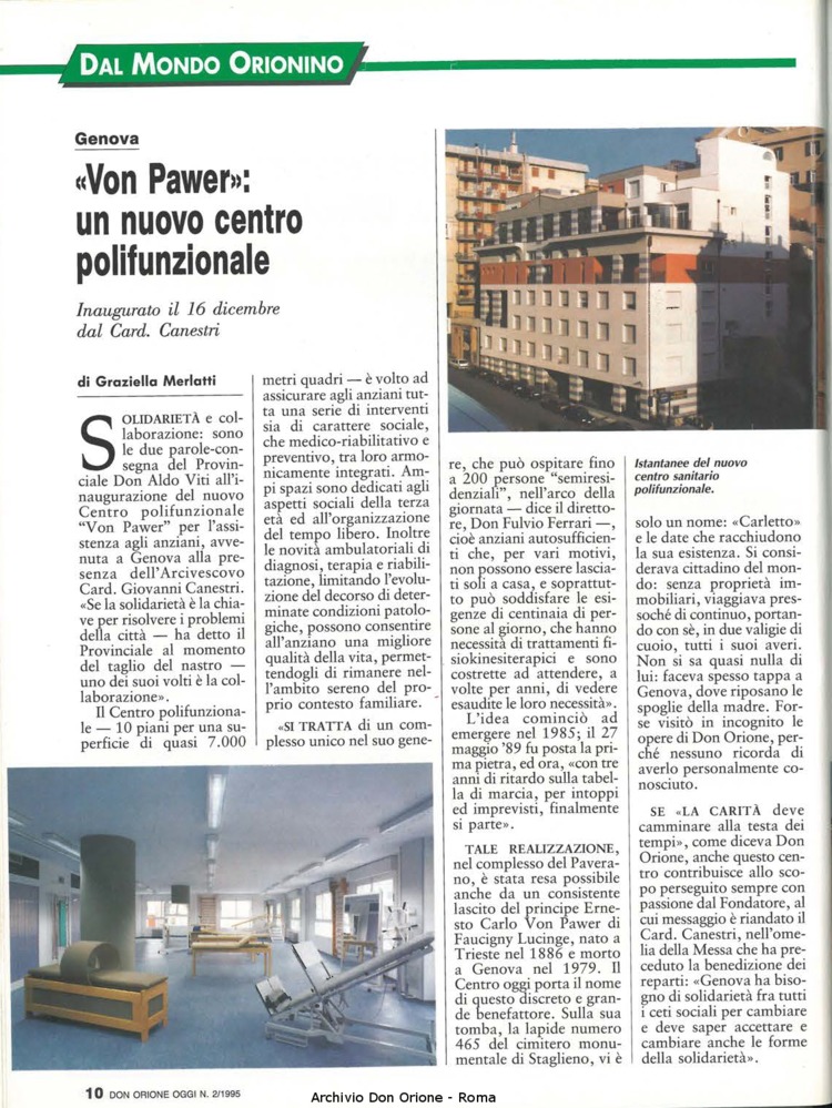 Don Orione oggi, 1995, 02, pagina 10