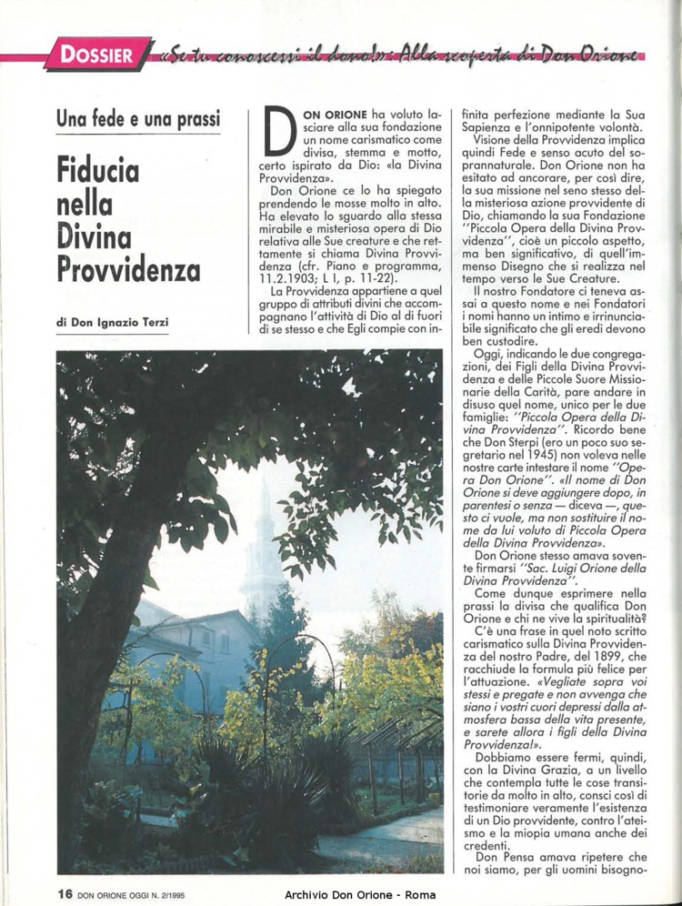 Don Orione oggi, 1995, 02, pagina 16