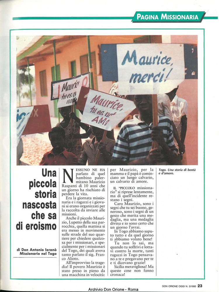 Don Orione oggi, 1995, 02, pagina 23
