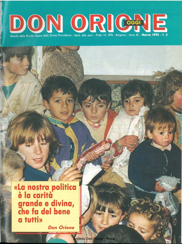 Don Orione oggi, 1995, 03, pagina 1