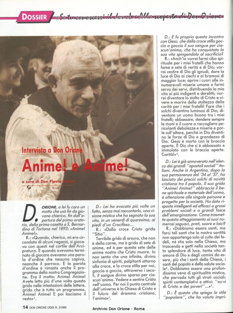 Don Orione oggi, 1995, 03, pagina 14