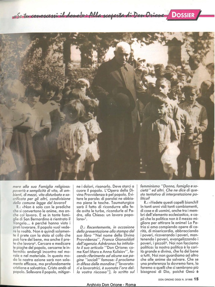 Don Orione oggi, 1995, 03, pagina 15
