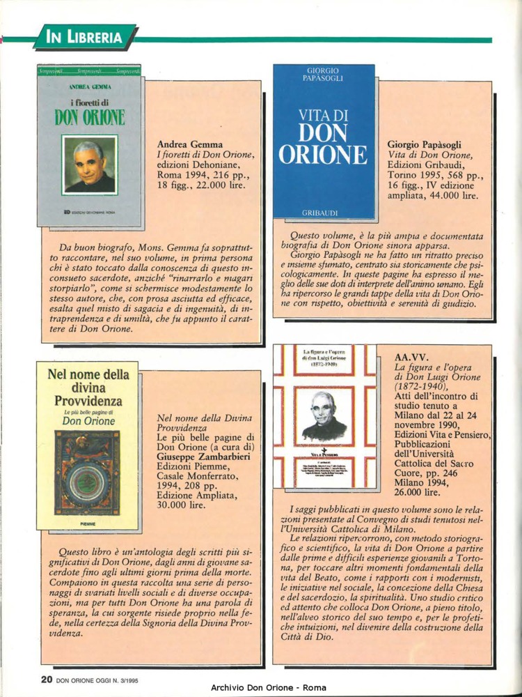 Don Orione oggi, 1995, 03, pagina 24