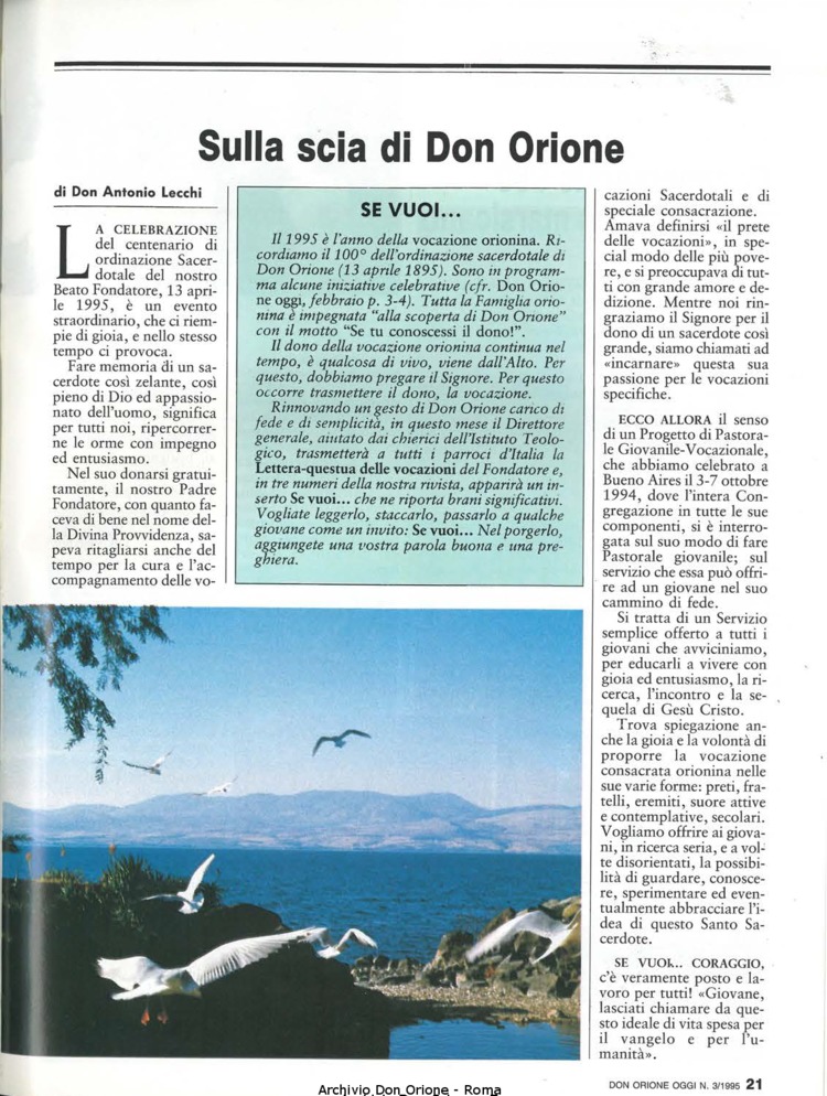 Don Orione oggi, 1995, 03, pagina 25