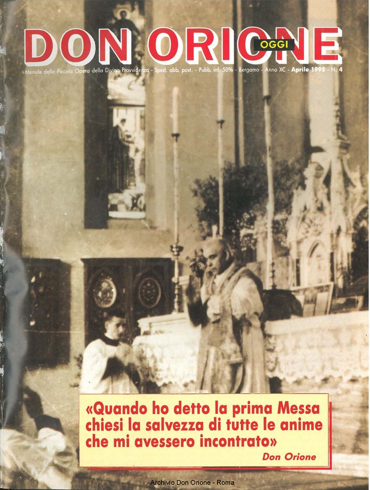 Don Orione oggi, 1995, 04, pagina 1