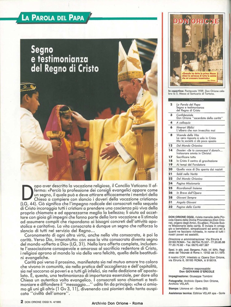 Don Orione oggi, 1995, 04, pagina 2