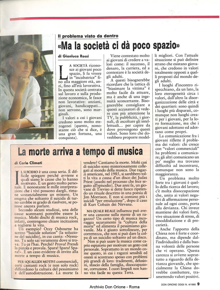 Don Orione oggi, 1995, 04, pagina 9
