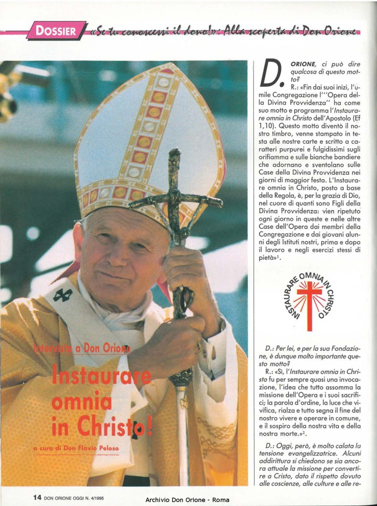 Don Orione oggi, 1995, 04, pagina 14