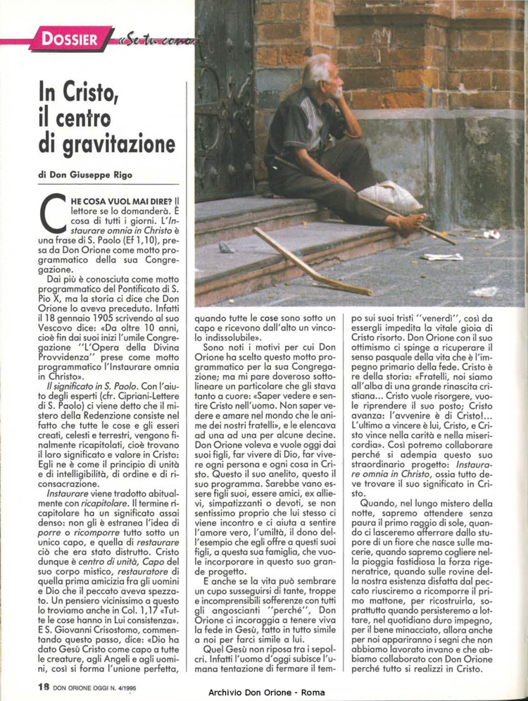 Don Orione oggi, 1995, 04, pagina 22
