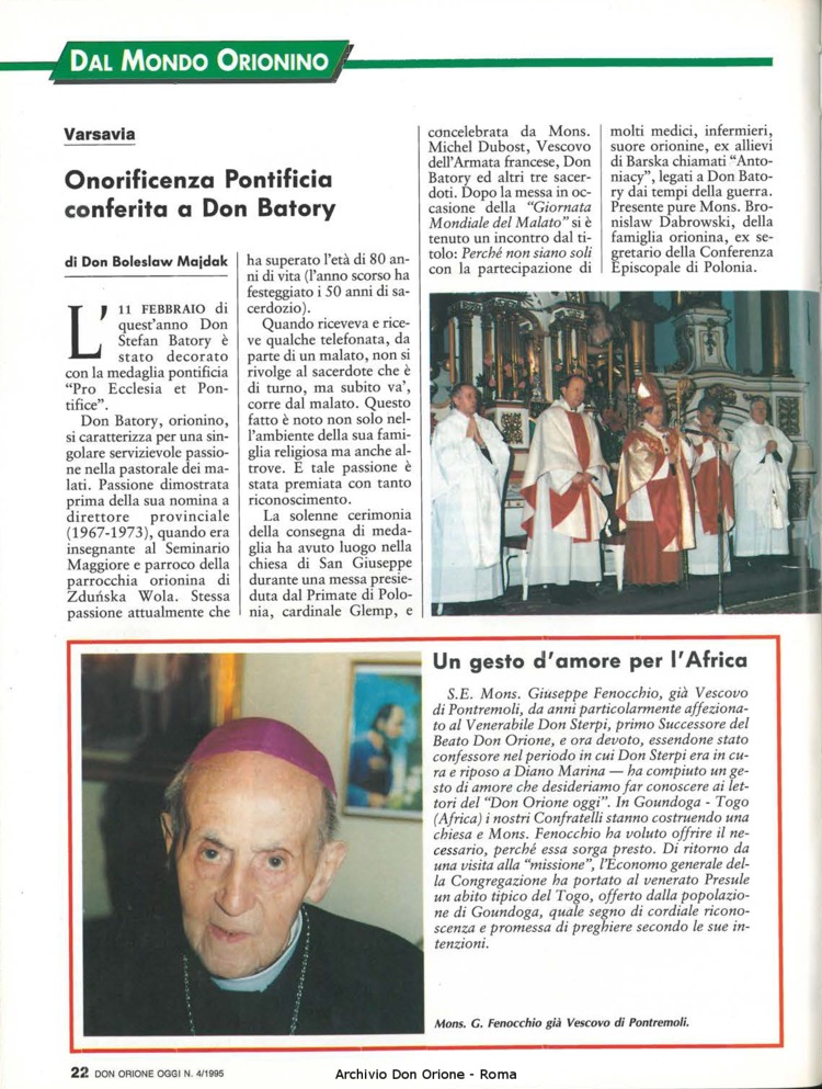 Don Orione oggi, 1995, 04, pagina 26