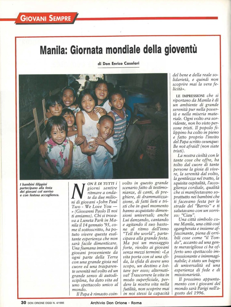 Don Orione oggi, 1995, 04, pagina 34