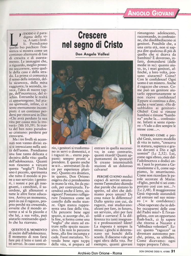 Don Orione oggi, 1995, 04, pagina 35