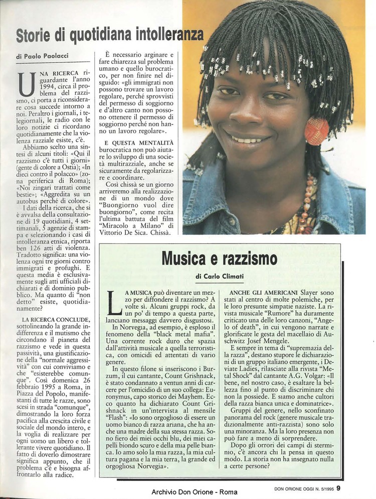 Don Orione oggi, 1995, 05, pagina 9
