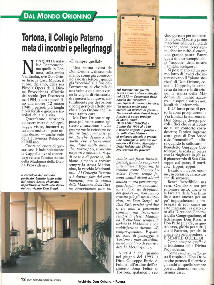 Don Orione oggi, 1995, 05, pagina 12