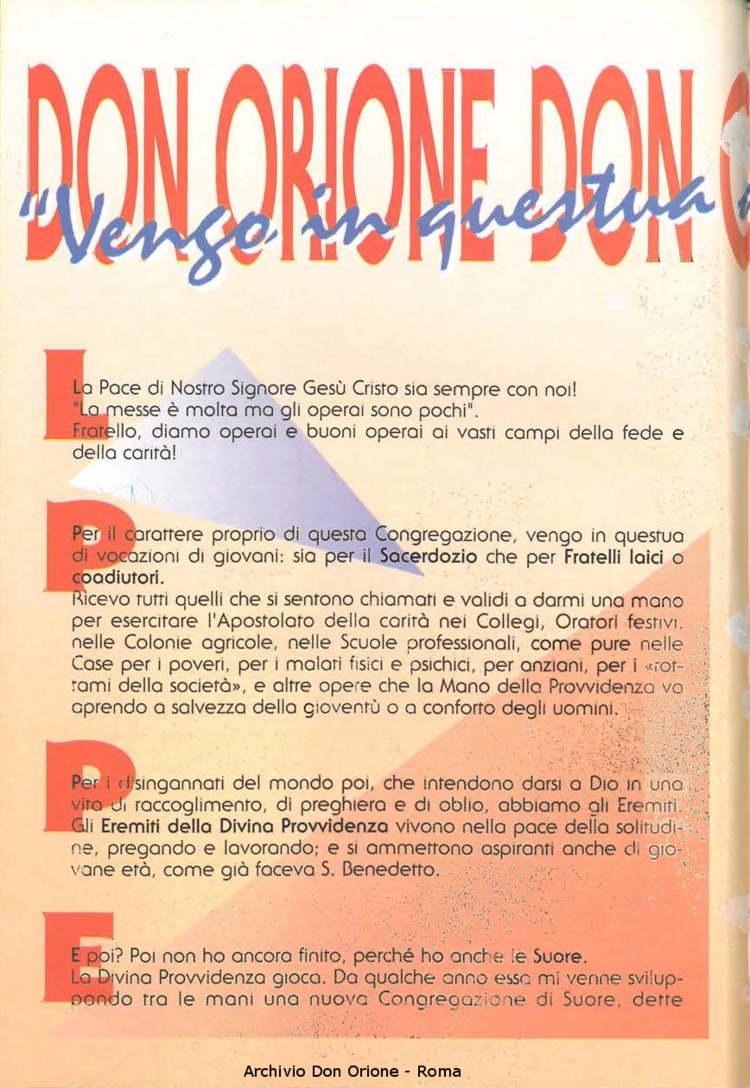 Don Orione oggi, 1995, 05, pagina 16