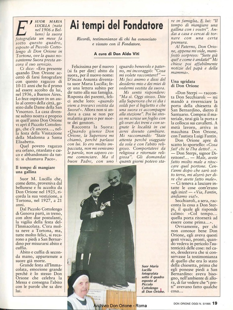 Don Orione oggi, 1995, 05, pagina 21