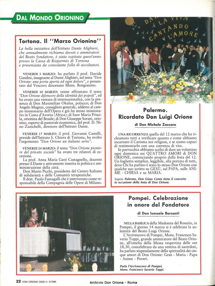 Don Orione oggi, 1995, 05, pagina 24