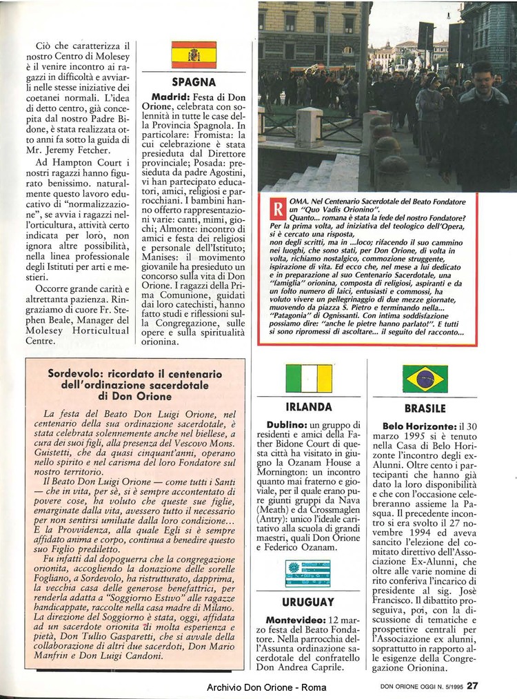 Don Orione oggi, 1995, 05, pagina 29
