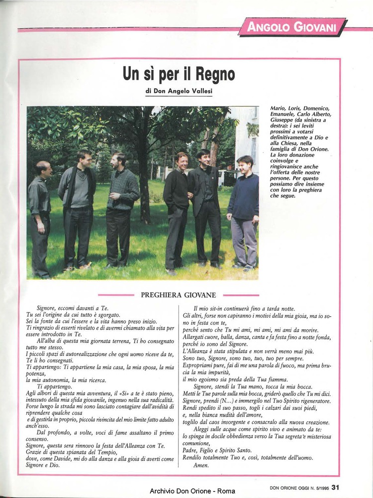 Don Orione oggi, 1995, 05, pagina 33