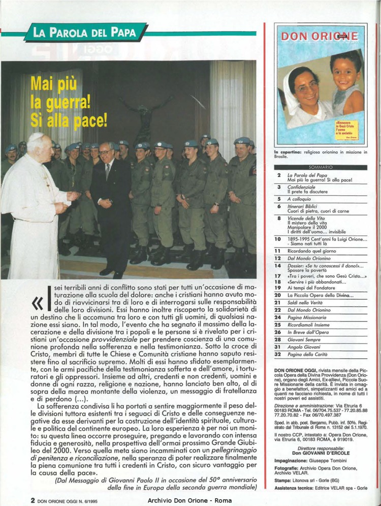Don Orione oggi, 1995, 06, pagina 2