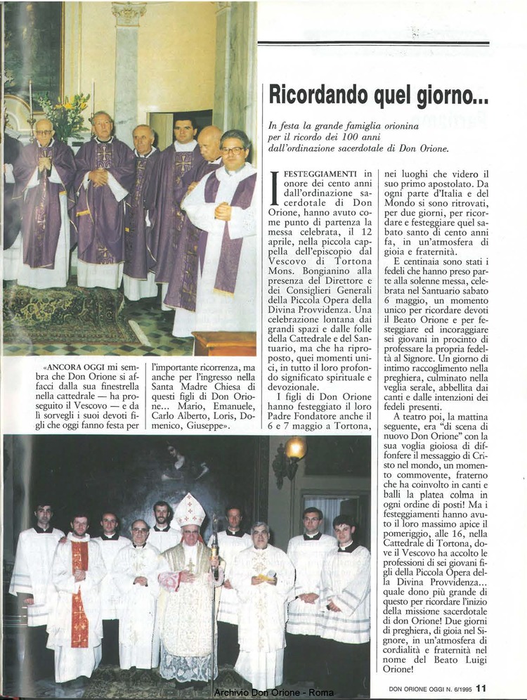 Don Orione oggi, 1995, 06, pagina 11