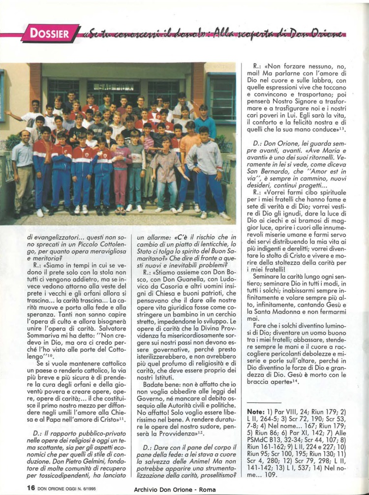 Don Orione oggi, 1995, 06, pagina 16