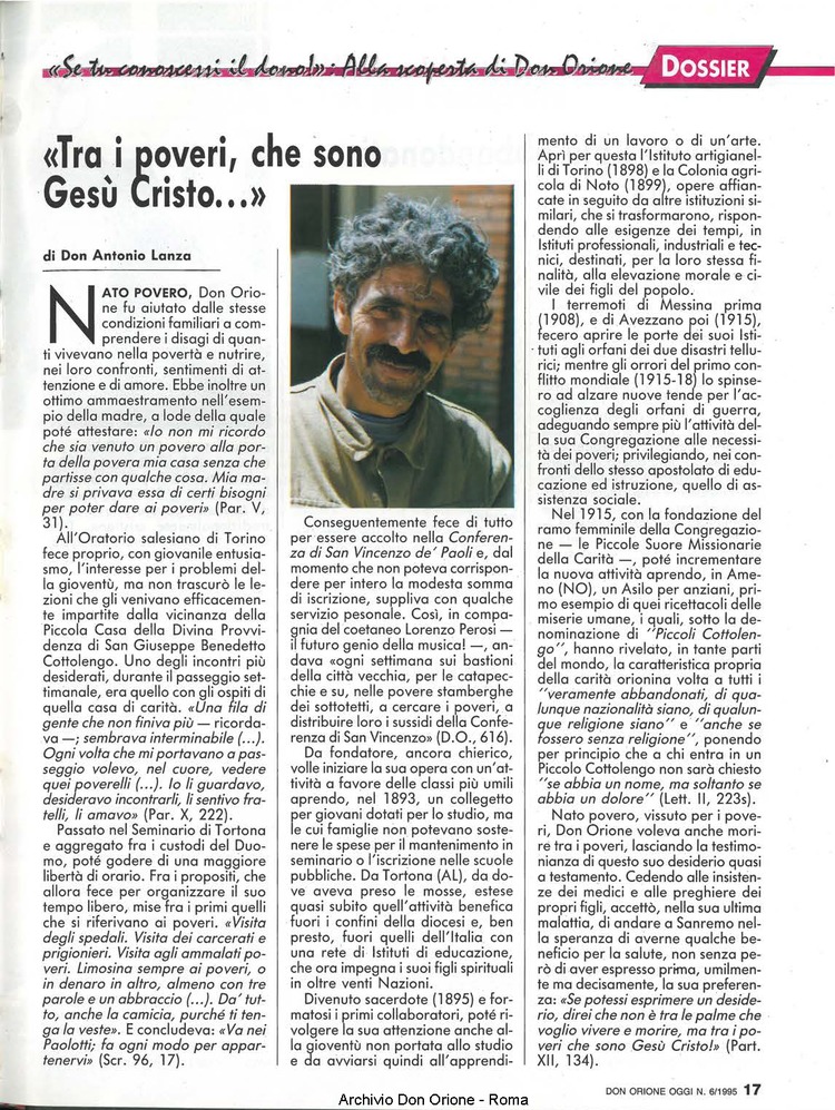 Don Orione oggi, 1995, 06, pagina 17