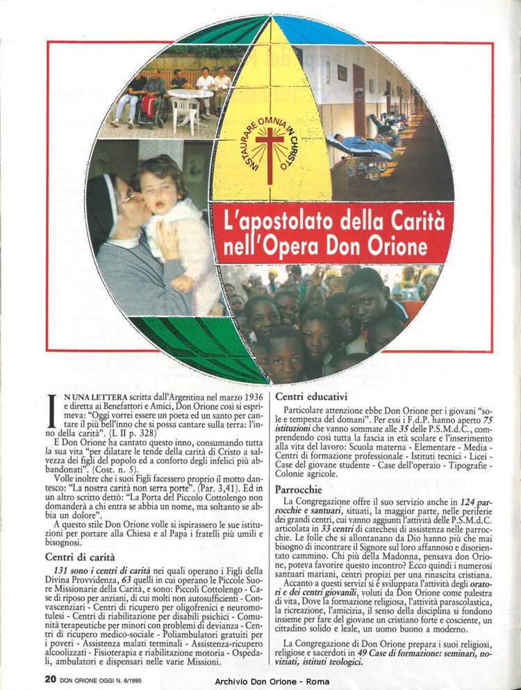 Don Orione oggi, 1995, 06, pagina 20