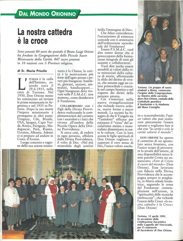 Don Orione oggi, 1995, 06, pagina 22