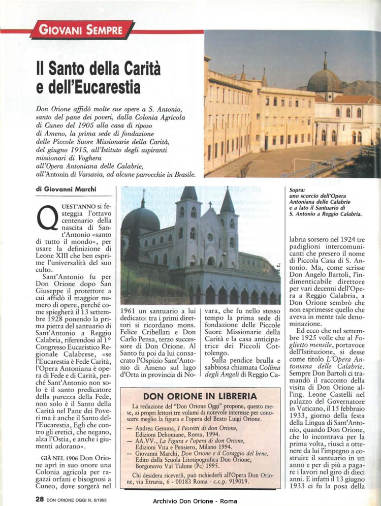 Don Orione oggi, 1995, 06, pagina 28