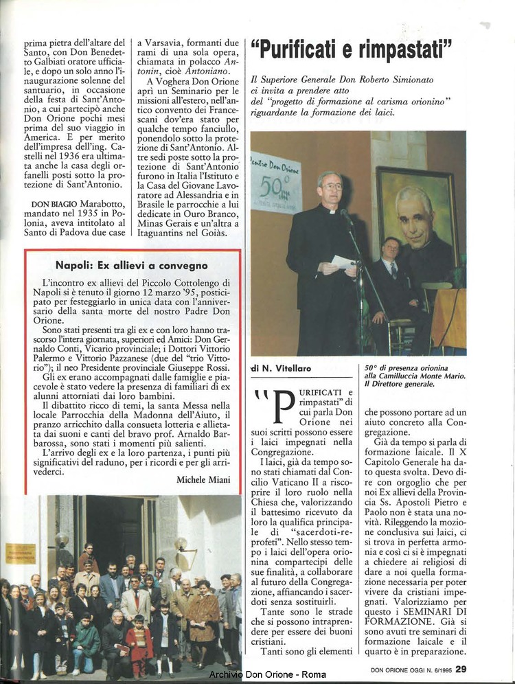 Don Orione oggi, 1995, 06, pagina 29