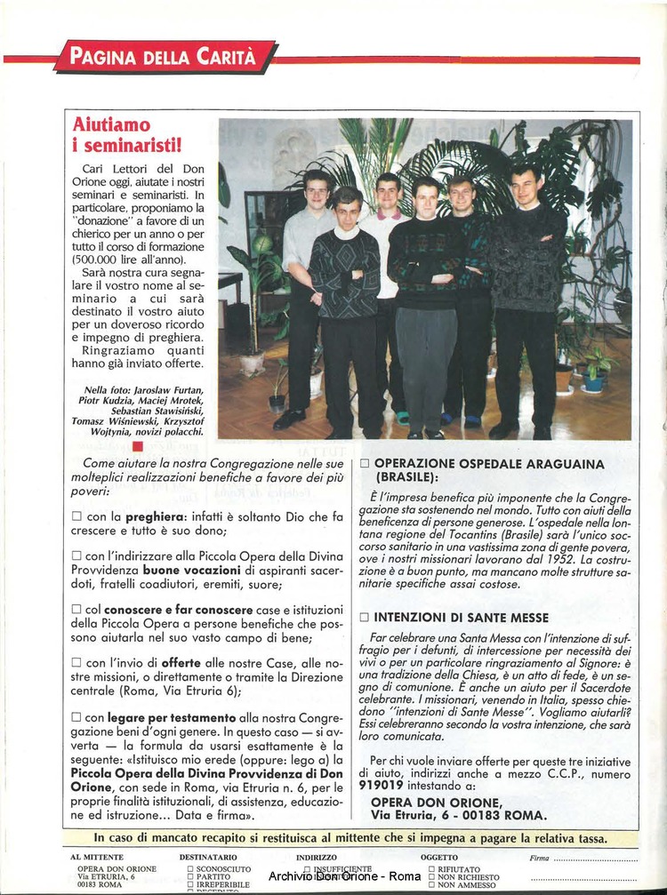 Don Orione oggi, 1995, 06, pagina 32