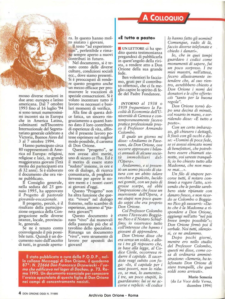 Don Orione oggi, 1995, 07, pagina 4