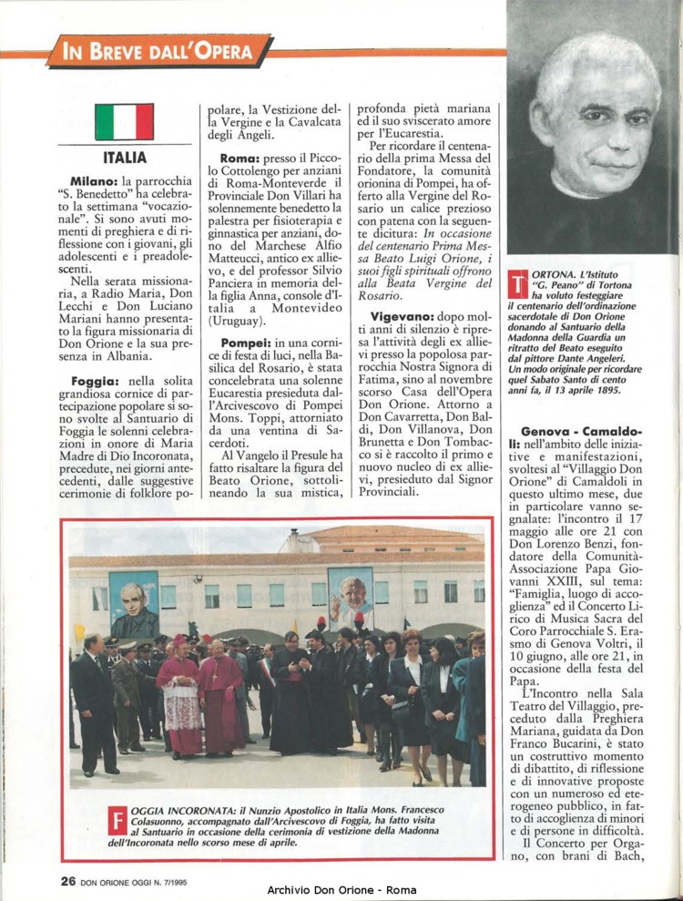 Don Orione oggi, 1995, 07, pagina 26