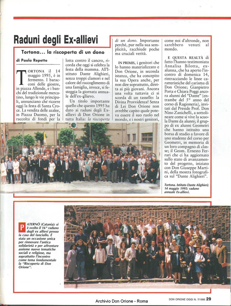 Don Orione oggi, 1995, 07, pagina 29