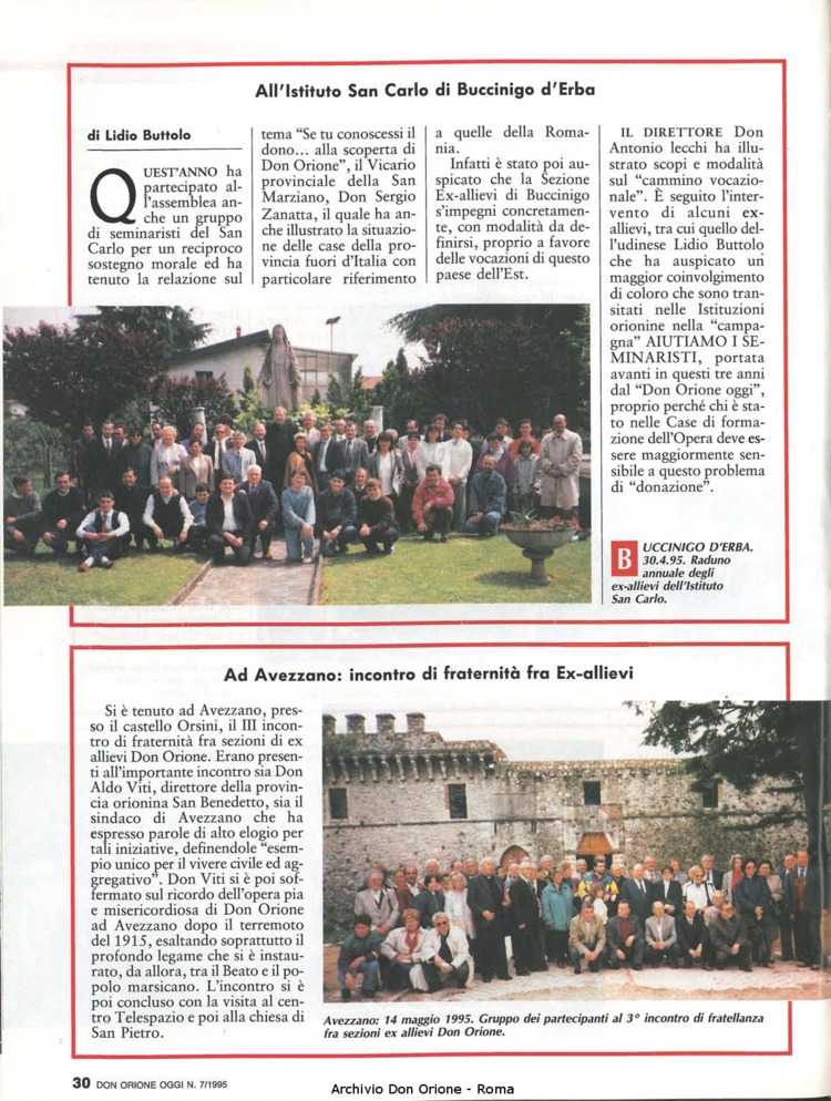Don Orione oggi, 1995, 07, pagina 30