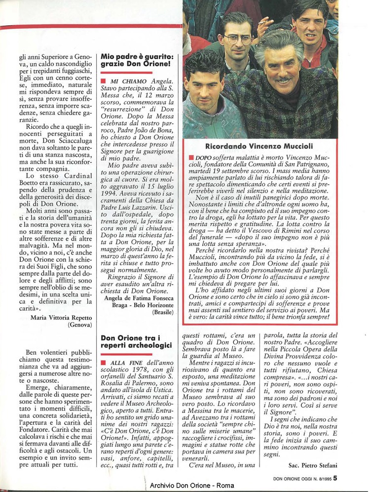 Don Orione oggi, 1995, 08, pagina 5